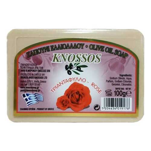 Мыло натуральное Knossos оливковое Роза 100 г