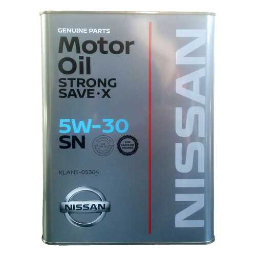 Моторное масло Nissan SN Strong Save X SAE 5W-30 4л