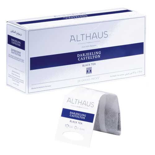 Чай черный в пакетах для чайника Althaus Darjeeling Castelton 20*4 г
