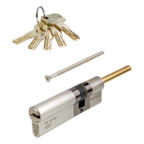 Цилиндровый механизм Apecs MP шток/ключ 35S-65 (100мм) Ni (5key) шток L=65мм ф=8мм