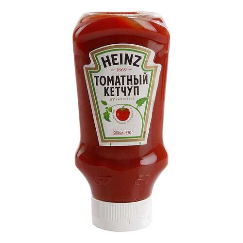 Кетчуп Heinz томатный, 570 г, Россия
