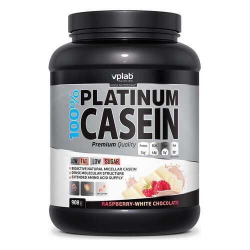 Протеин VPLab 100% Platinum Casein 908 г Raspberry-White Chocolate