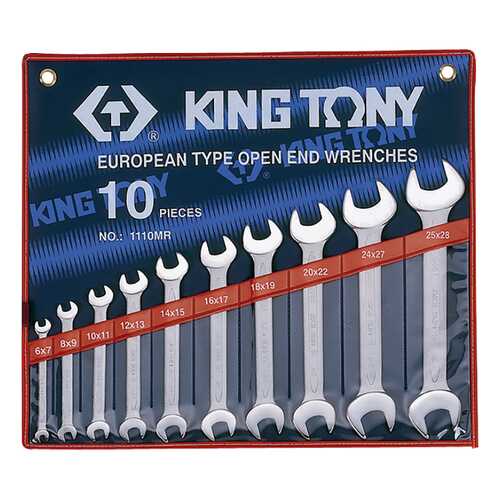 Набор рожковых ключей  KING TONY 1110MR