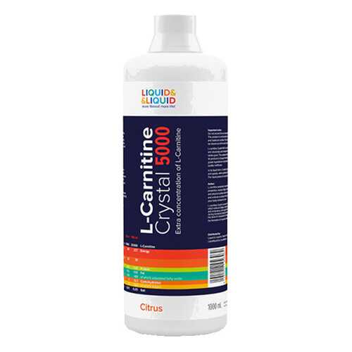 Liquid&Liquid L-Carnitine Crystal 5000, 1000 мл, Citrus