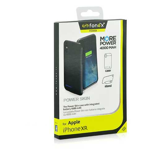Чехол Fonex Power Skin 4000 mAh для iPhone XR Black