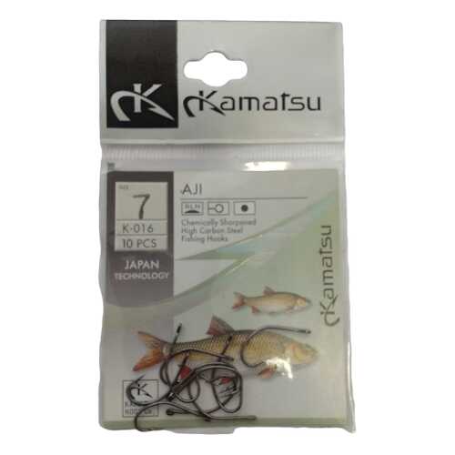 Рыболовные крючки Kamatsu AJI №7, 10 шт.