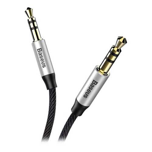 Кабель Baseus Yiven Audio Cable M30 Aux 1.5m Silver/Black
