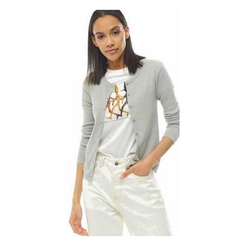 Кардиган женский United Colors of Benetton 1091D5558_501 серый XL INT