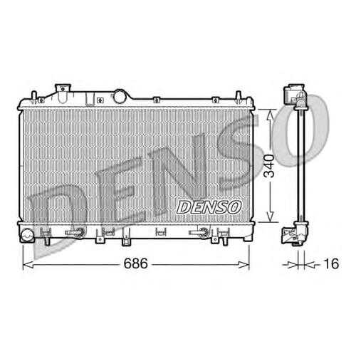 Радиатор Denso DRM36008