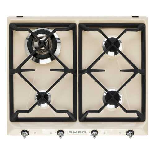 Встраиваемая варочная панель газовая Smeg SR964PGH Beige