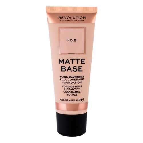 Тональный крем Makeup Revolution Matte Base Foundation F0.5
