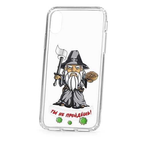 Чехол Apple iPhone X Kruche Print Вирус не пройдет
