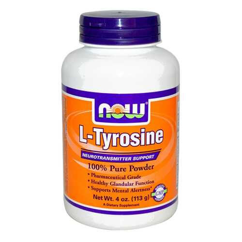 NOW Sports L-Tyrosine Powder 113 г без вкуса