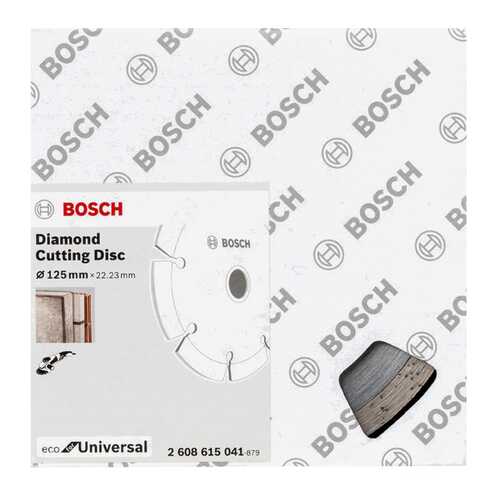 Диск алмазный отрезной Bosch ECO Universal 125-22,23 2608615041