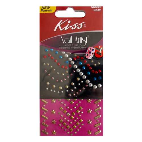 Наклейка для ногтей Kiss Nail Artist Metallic Stones Studs NS32