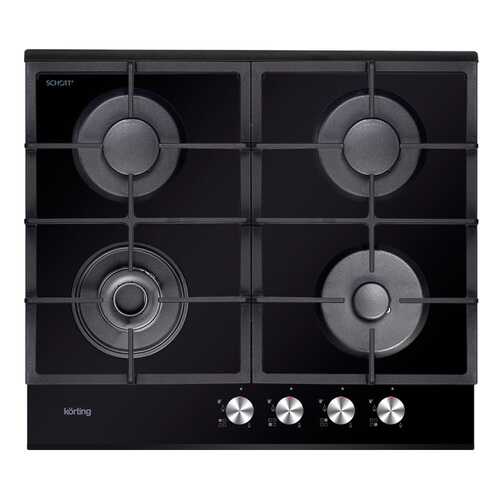 Встраиваемая варочная панель газовая Korting HGG 685 CTN Black