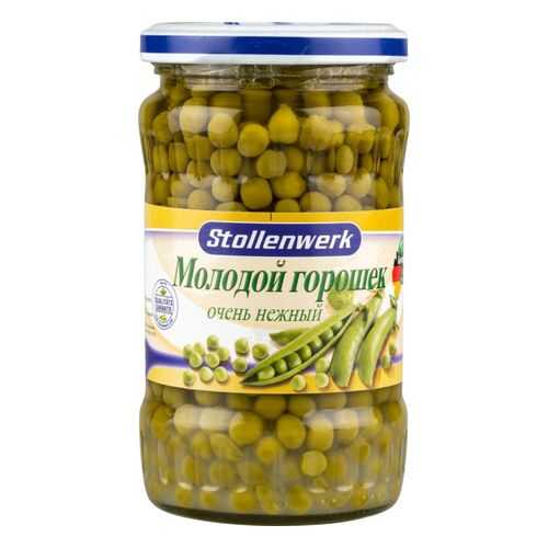 Горошек зеленый Stollenwerk молодой 330 г