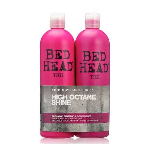 Набор TIGI Bed Head Superfuels Recharge Shampoo+Conditioner для придания блеска, 2*750 мл