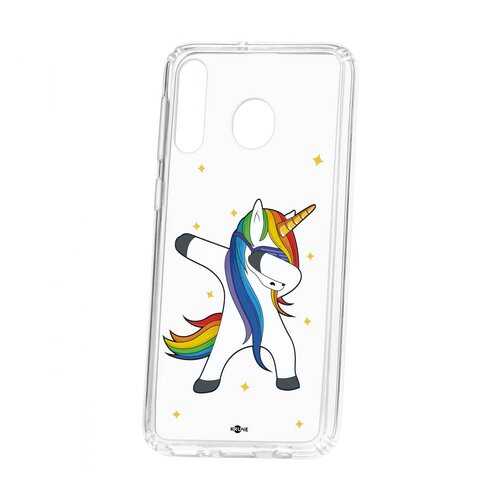 Чехол Kruche Samsung Galaxy M30 Print Единорожка