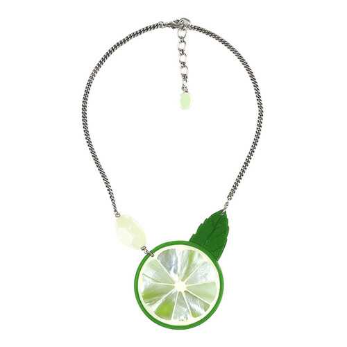 Колье женское Nature Bijoux NB20.1-15-41210 зеленое/серебристое