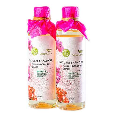 Шампунь Organic Zone с АНА-кислотами Ламинирование волос