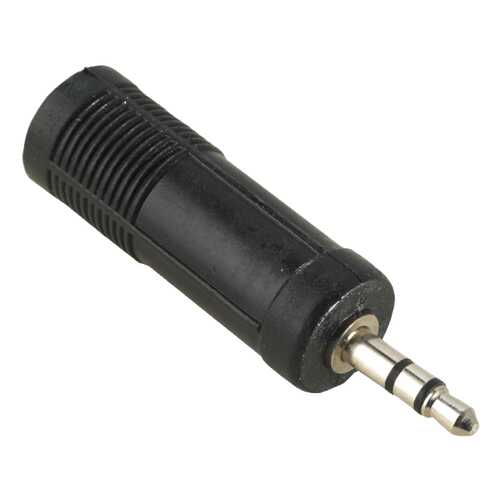 Адаптер Hama H-43375 Jack 6.3 (f)/Jack 3.5 (m) черный