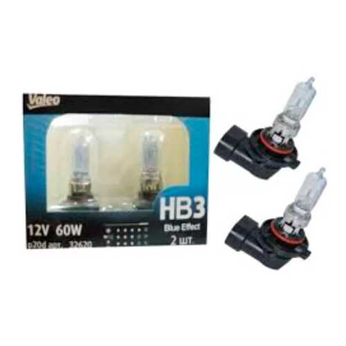 Комплект Галогенных Ламп 2шт Hb3 12v 65w P20d Blue Effect (Эффект Ксенона) Valeo 032620