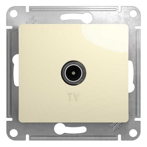 SE Glossa Бежевая TV Розетка одиночная 1DB