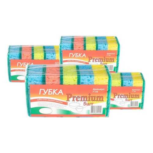 Verona Premium, губка для посуды, 20 шт
