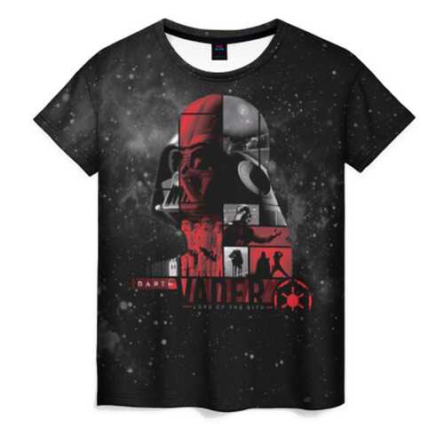 Футболка женская ВсеМайки VADER черная 4XL