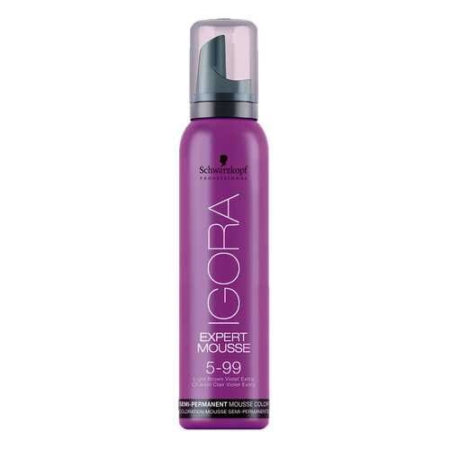 Оттеночный мусс Schwarzkopf 5-99 Светлый коричневый фиолетовый экстра, 100 мл