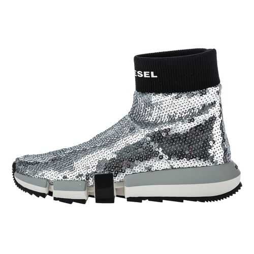 Кроссовки женские DIESEL Y02115 P3016 серебристые 36 IT