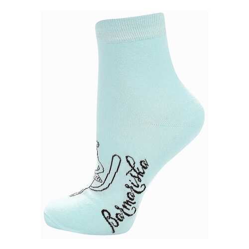 Носки женские BARMARISKA Кошки-Балерины бирюзовые 36-39