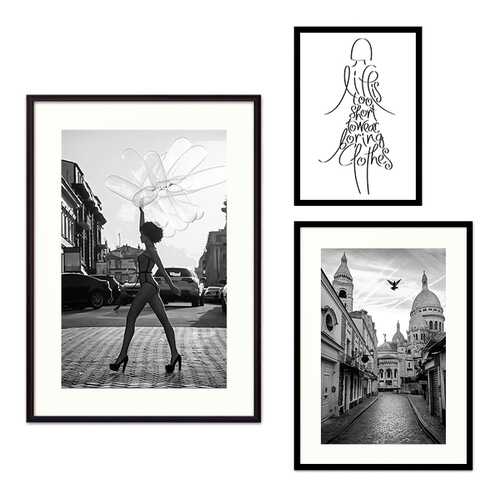 Набор постеров Коллаж Fashion №53 110х100 см