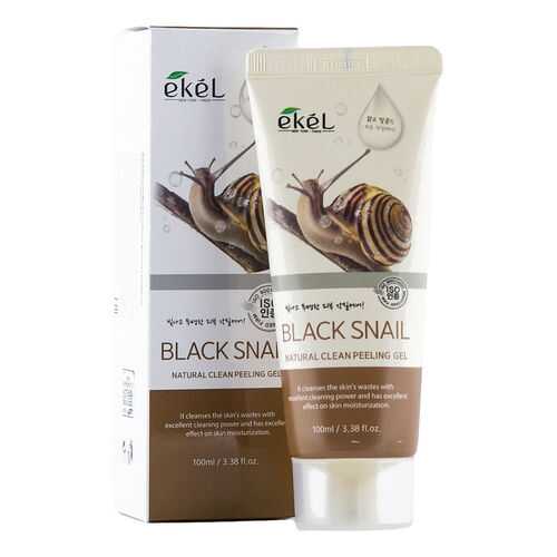 Пилинг для лица Ekel Peeling Gel Black Snail с экстрактом улиточного муцина 100мл