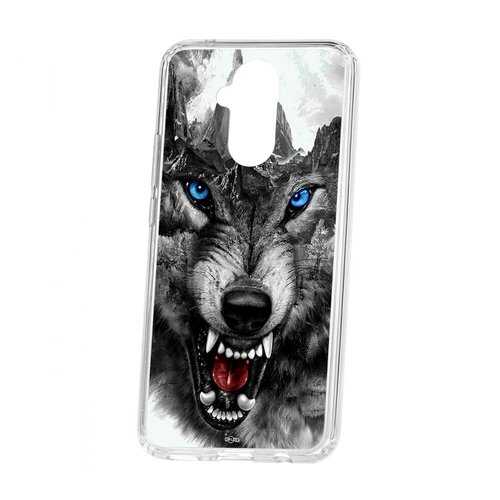 Чехол Huawei Mate 20 Lite Kruche Print Волк