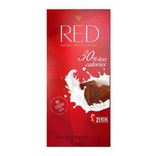 Шоколад Red delight молочный с пониженной калорийностью 100 г