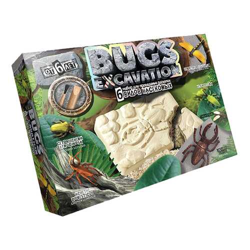 Набор для раскопок Насекомые 6 видов Danko Toys BEX-01-02