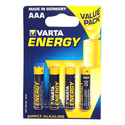 Батарейка Varta Energy LR03-4BL 4 шт