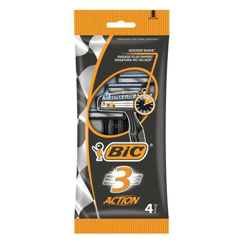 Станок для бритья BIC 3 Action 4 шт