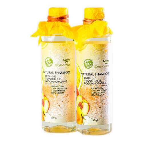 Шампунь Organic Zone с АНА-кислотами Питание, увлажнение, восстановление
