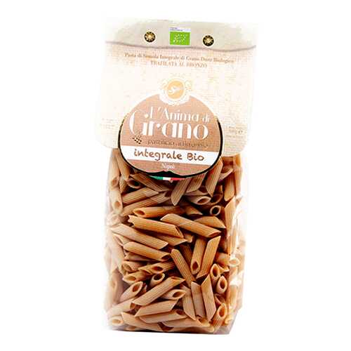Паста La Bottega из твердых сортов пшеницы penne rigate bio integrali 500 г