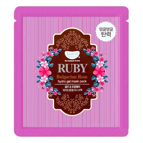 Маска для лица Koelf Ruby & Bulgarian Rose Hydrogel Mask Pack 30 г