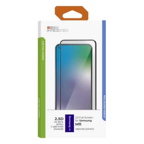 Защитное стекло для смартфона InterStep 2.5D для Galaxy M11 Black