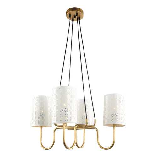 Подвесная люстра Lumien Hall 4003/4P-GD-WT