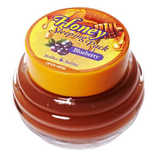 Ночная медовая маска HOLIKA HOLIKA Honey Sleeping Pack с голубикой, 90 мл