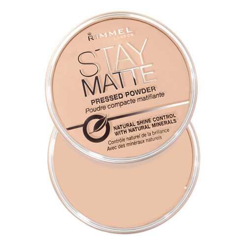 Cпресованная пудра RIMMEL Stay Matte, тон №006 Champagne