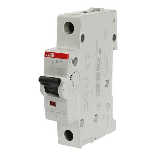 Выключатель автоматический модульный ABB S201, 1п, B, 10 А, 6 кА
