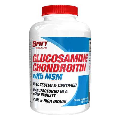 SAN Glucosamine Chondroitin MSM 180 tab (180 таблеток)