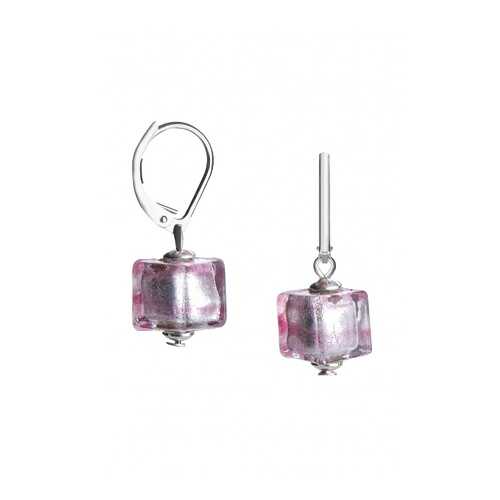 Серьги Perla Piccolo Cubo 09030266 фуксия